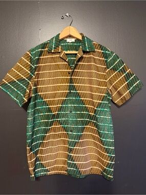 Zuri African Print Short Sleeve Men’s Shirt
